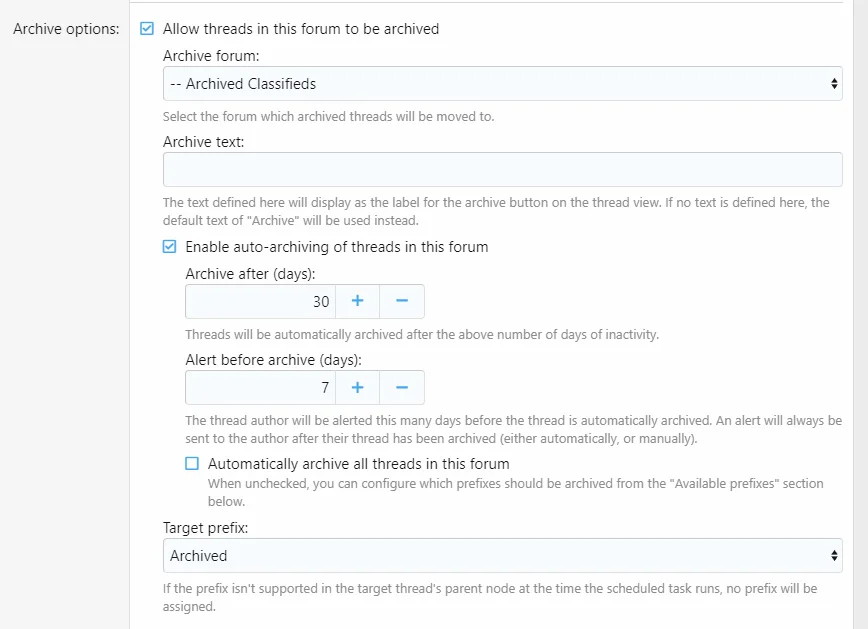 [aprodam.ru] Archive Threads - allow users to archive (move) their threads to a specified forum