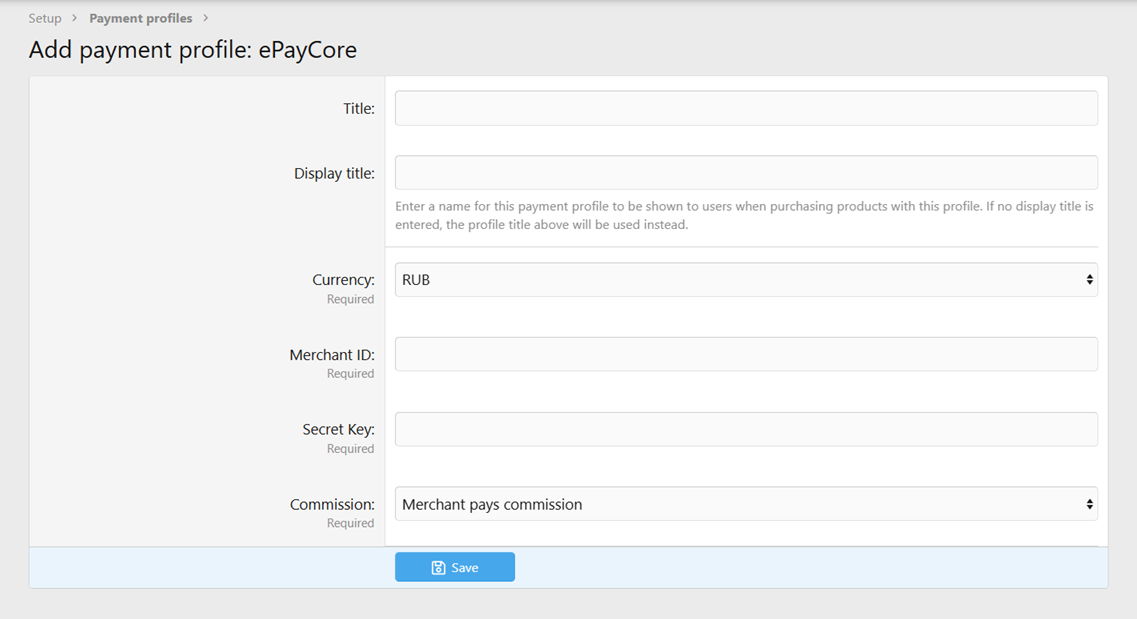 [aprodam.ru] [ePayCore] Paygate: ePayCore
