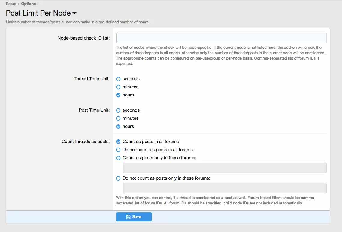 [aprodam.ru] [AddonsLab] Post Limit Per Node