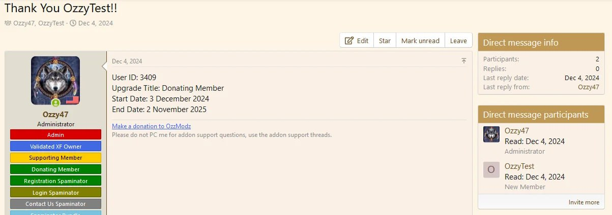 [aprodam.ru] [OzzModz] Direct/Private Message Last Read Time