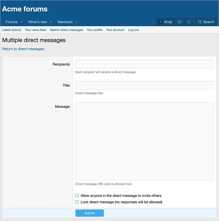 [aprodam.ru] [AndyB] Multiple direct messages