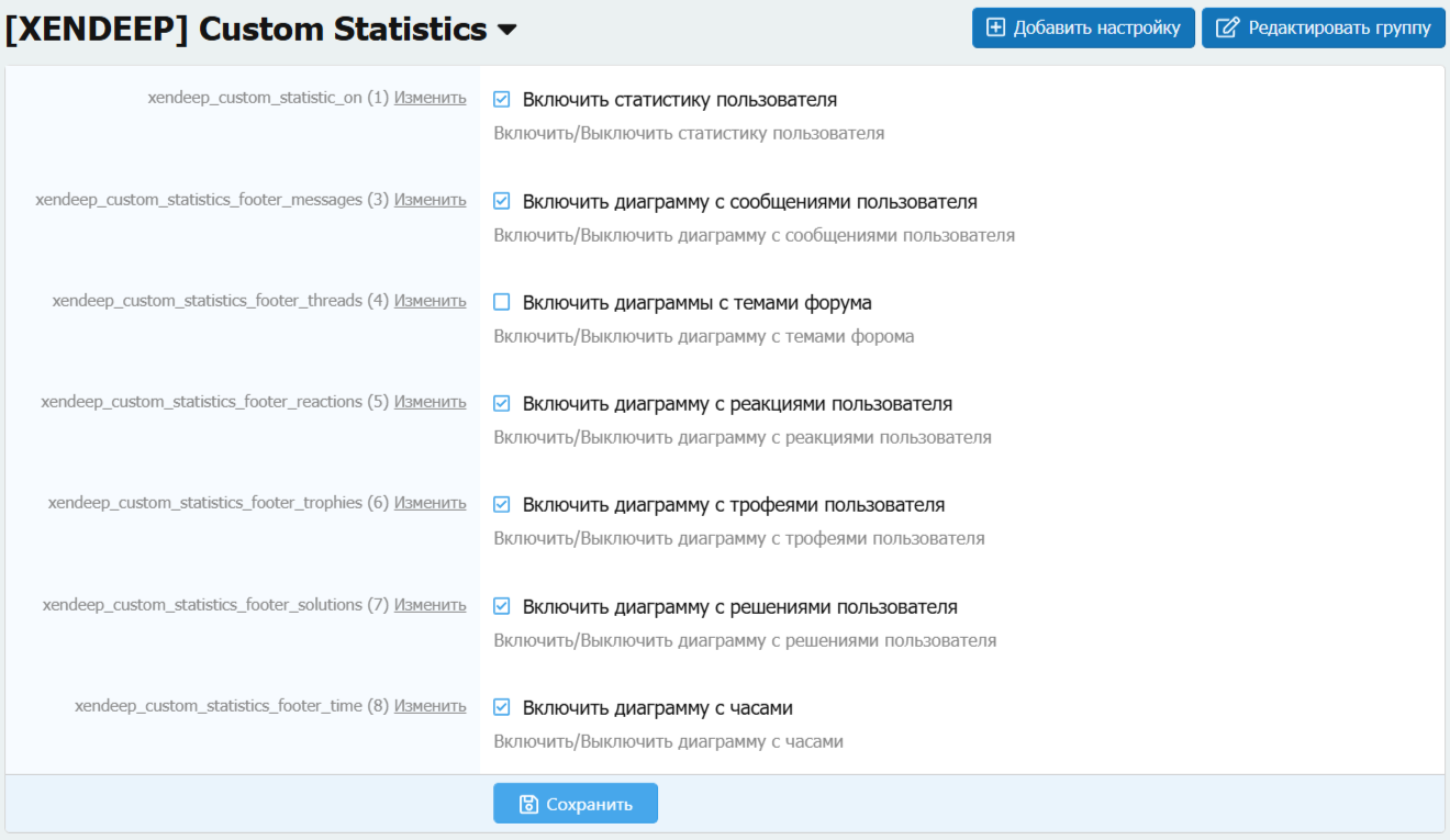 [aprodam.ru] [XENDEEP] Custom Statistics