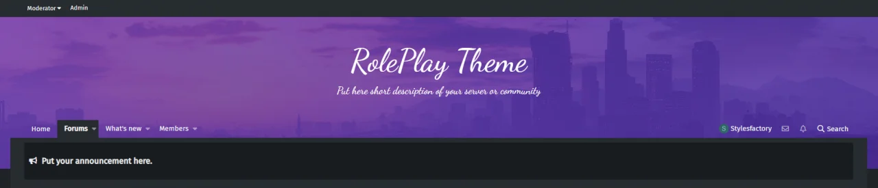 [aprodam.ru] [StylesFactory] RolePlay Dark