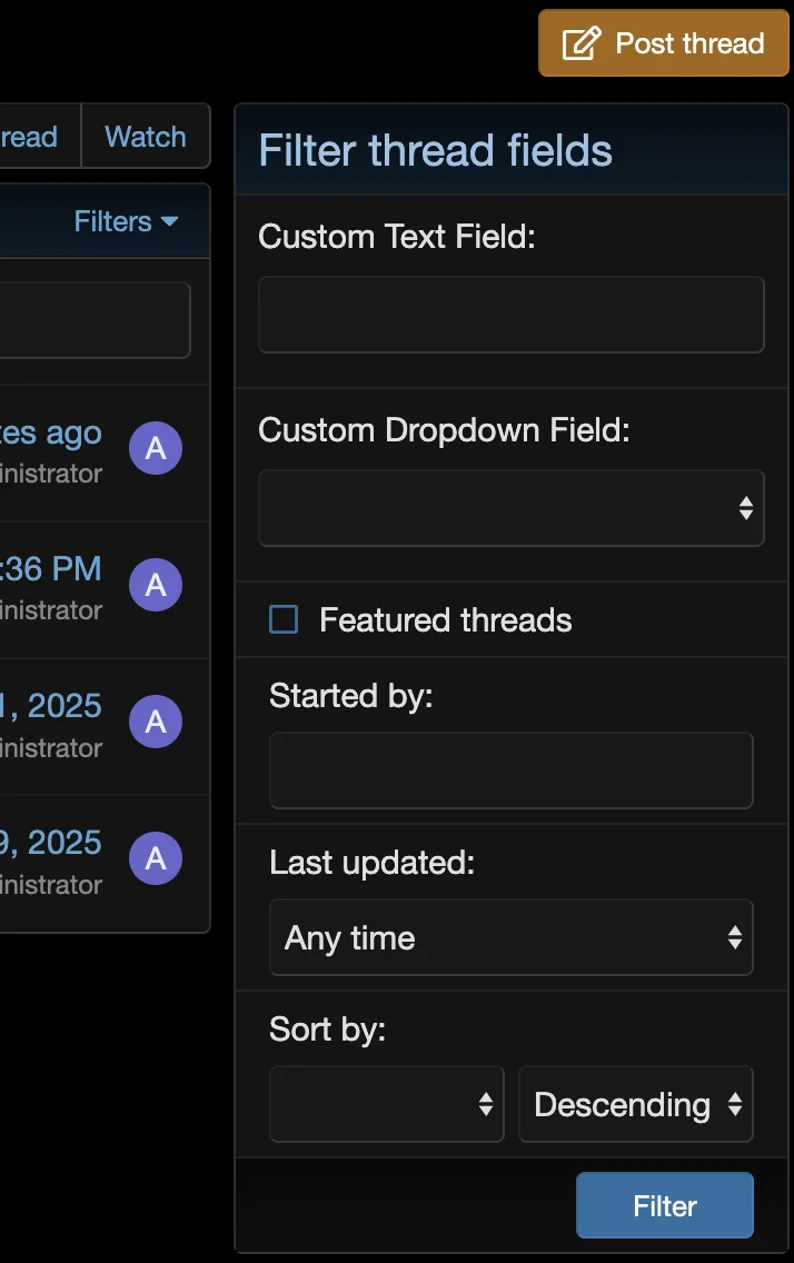 [aprodam.ru] [vbresults.com] Filter Thread Fields
