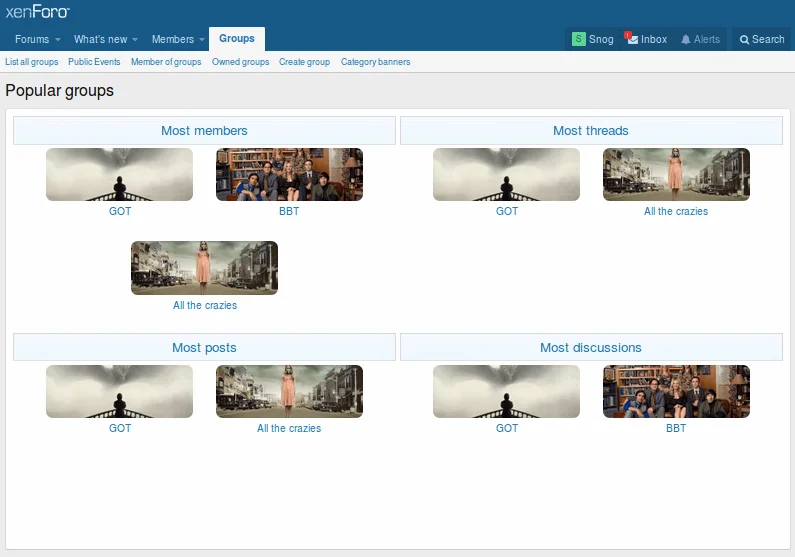 [aprodam.ru] [OzzModz] Social Groups for XenForo