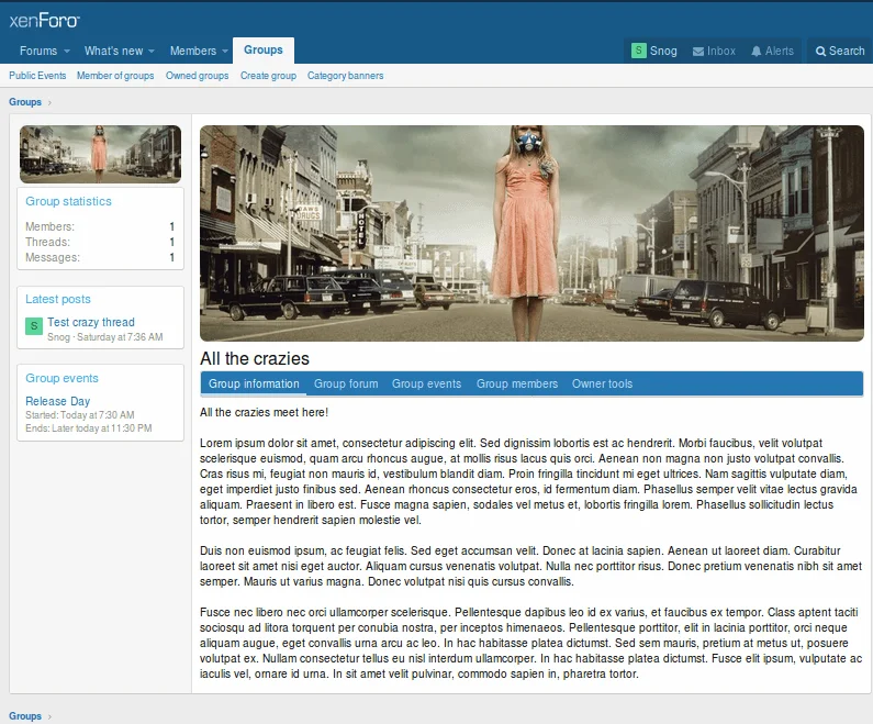 [aprodam.ru] [OzzModz] Social Groups for XenForo