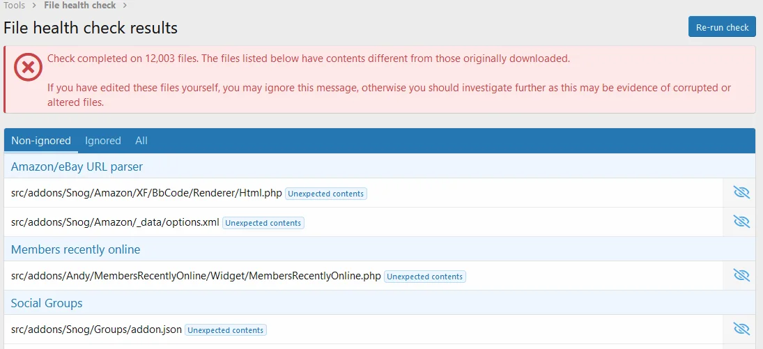 [aprodam.ru] [OzzModz] Ignore Files From Health Check