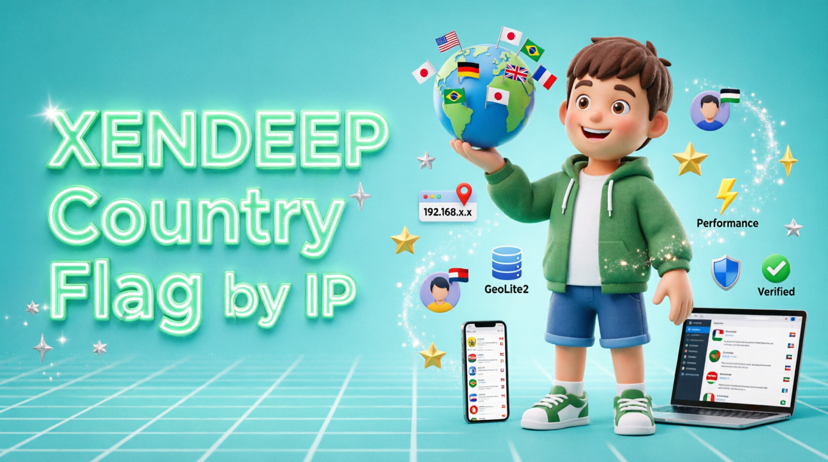 Ресурс '[XENDEEP] Country Flag by IP (GeoLite2)'