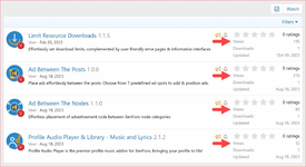 [XenCustomize] Resource Views & Visitors