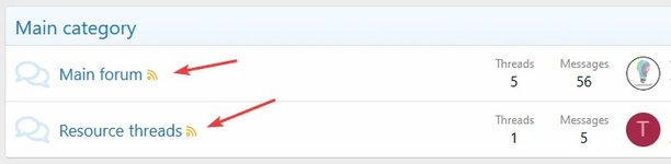 [cXF] RSS Feeds for Single Nodes