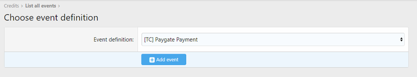 [TC] PaymentProfiles for [BR] Credits