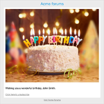 [AndyB] Birthday email