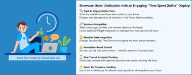 [XenCustomize] Online Time Tracker: User Time Spent Statistics & Insights