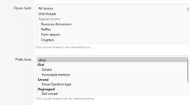 [XB] Widget: New Posts Prefix Filter
