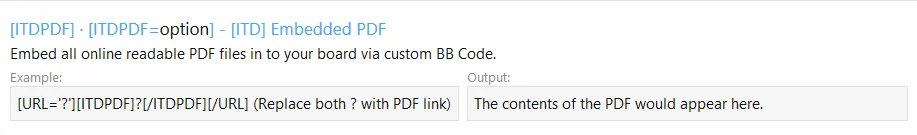 [ITDْ] Embedded PDF II (BBCode)