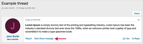 [AndyB] Start direct message