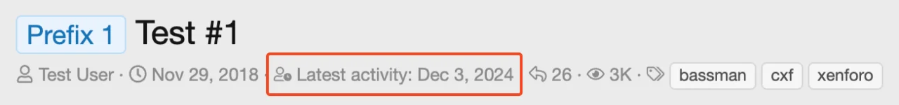 [cXF] Last post date on thread view