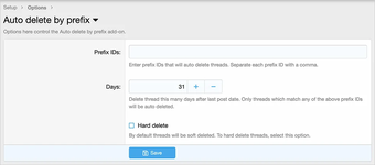 [AndyB] Auto delete by prefix