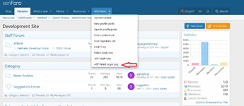 [OzzModz] ACP Failed Login Log
