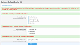 [OzzModz] Default Profile Tab