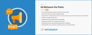 [XenCustomize] Ad Between The Posts
