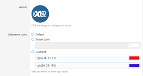 [XTR] Rich Username Plus