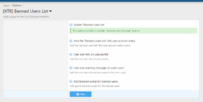 [XTR] Banned Users List
