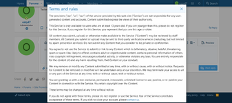 [OzzModz] Terms And Rules Popup