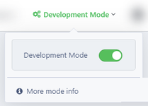 Switch development mode