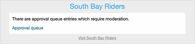 [AndyB] Approval queue email