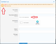 [OzzModz] Contact Form Explanation Fields