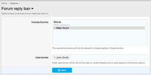 [AndyB] Forum reply ban
