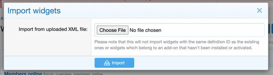 D.C Style - Widgets Importer
