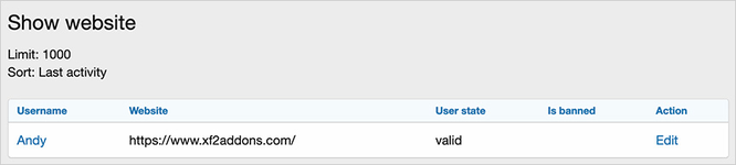 [AndyB] Show website
