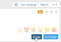 Добавление фона к кнопкам "Нравится" и "Ответить"