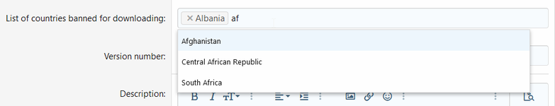 [OzzModz] XFRM: Downloads Country Restrict