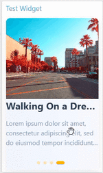 Добавить виджет слайдера боковой панели