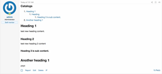 [Truonglv] Thread Catalogs (Tables of Contents)