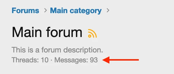 [cXF] Threads and Messages count on forum view