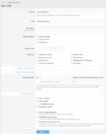 Настройка макета с помощью пользовательских полей пользователя