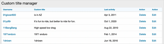 [AndyB] Custom title manager