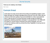 [AndyB] New thread confirmation email