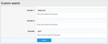 [AndyB] Custom search