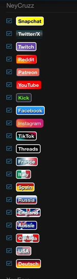 [NC] Socials & Languages PREFIXES