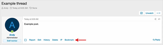 [AndyB] Bookmark list