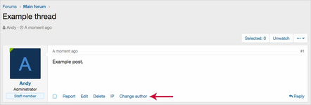 [AndyB] Change Author