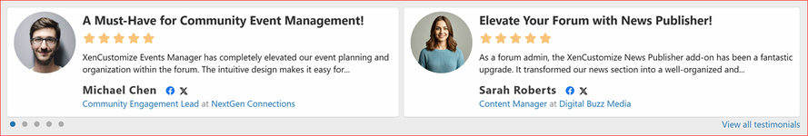 [XenCustomize] Testimonials: Client Feedback & Reviews Manager