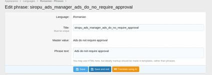 AI Phrase Translation by Siropu