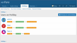 [aprodam.ru] [XenCustomize] Holidays Manager: Vacations, Trips & Travel-related CMS