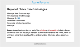 [AndyB] Keyword check direct messages